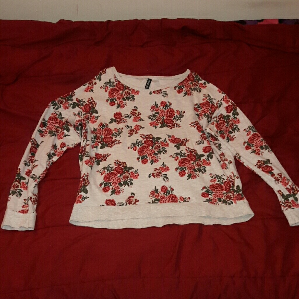 Floral long sleeve shirt